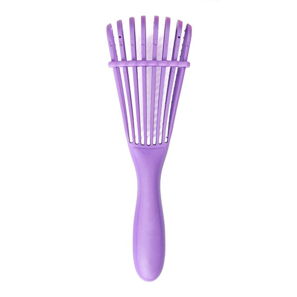 Purple Detangling Brush for Curly Hair Salon Styling Tools
