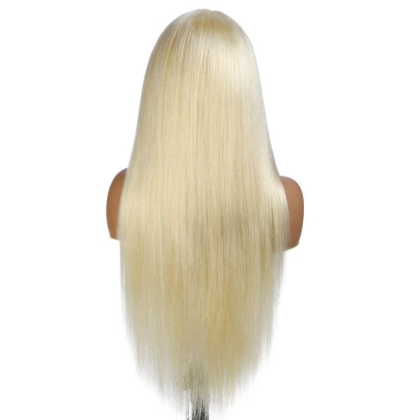 Ishow PPB™ Invisible Knots Blonde Wig Straight HD Lace Frontal Wig Ready To Wear Wig Pre Cut Wigs