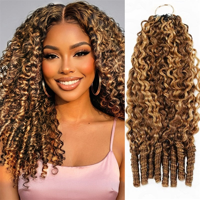 Pre-Separated-P4/27 Color Crochet Hair Extensions- Ishow Hair