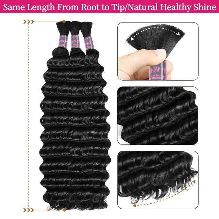 Ishow Unprocessed Hair Retains Its Cuticle for Superior Strength, Minimal Shedding, & a Naturally Smooth Feel