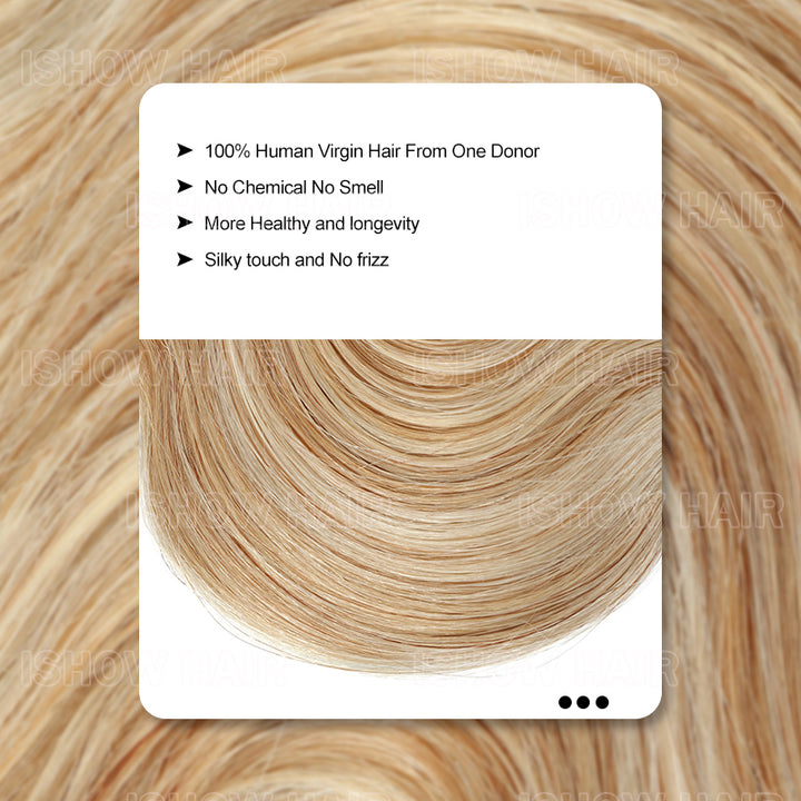 Honey Blonde Body Wave Hair Features: Virgin Hair, No Chemical, Silky