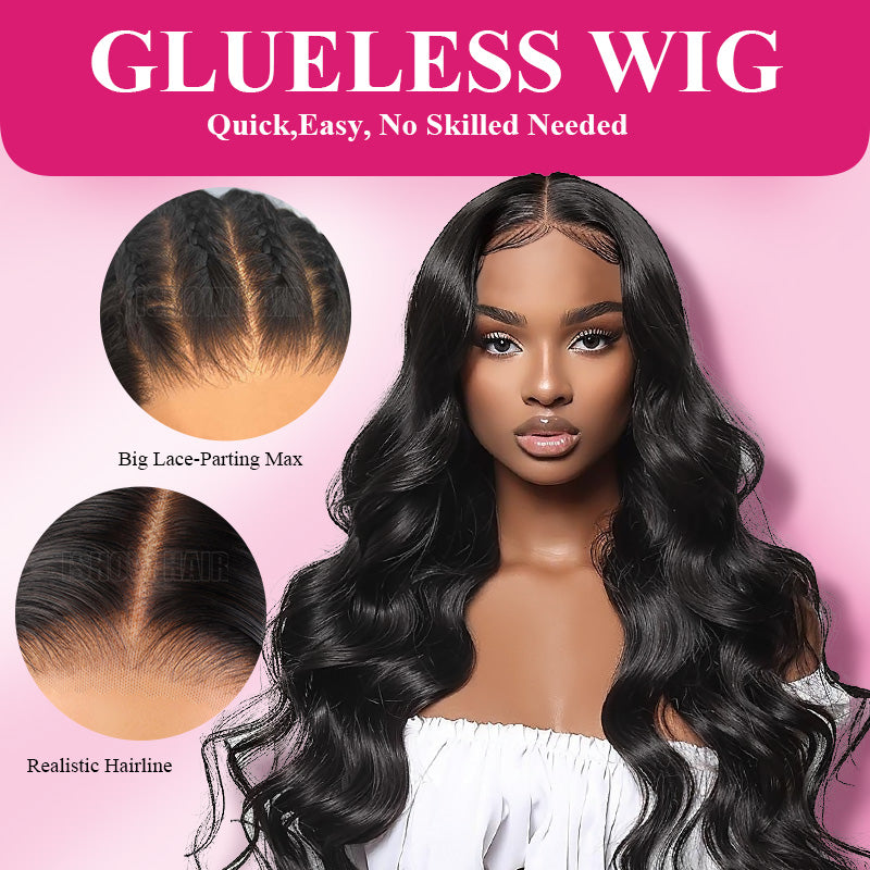 Glueless Lace Front Wig With Realistic Hairline - Ishow Hair