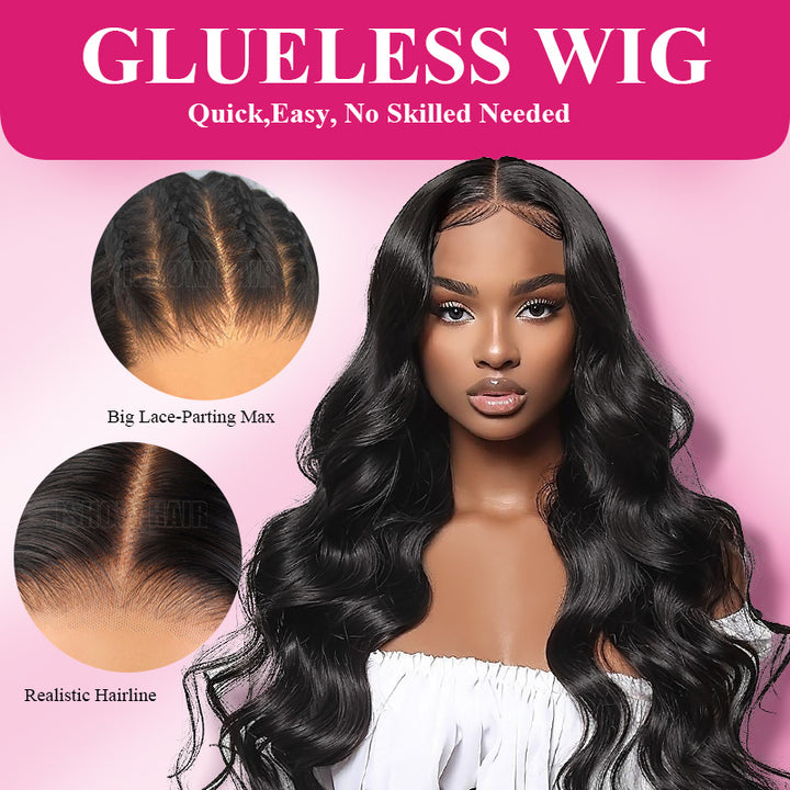 Glueless Lace Front Wig With Realistic Hairline - Ishow Hair