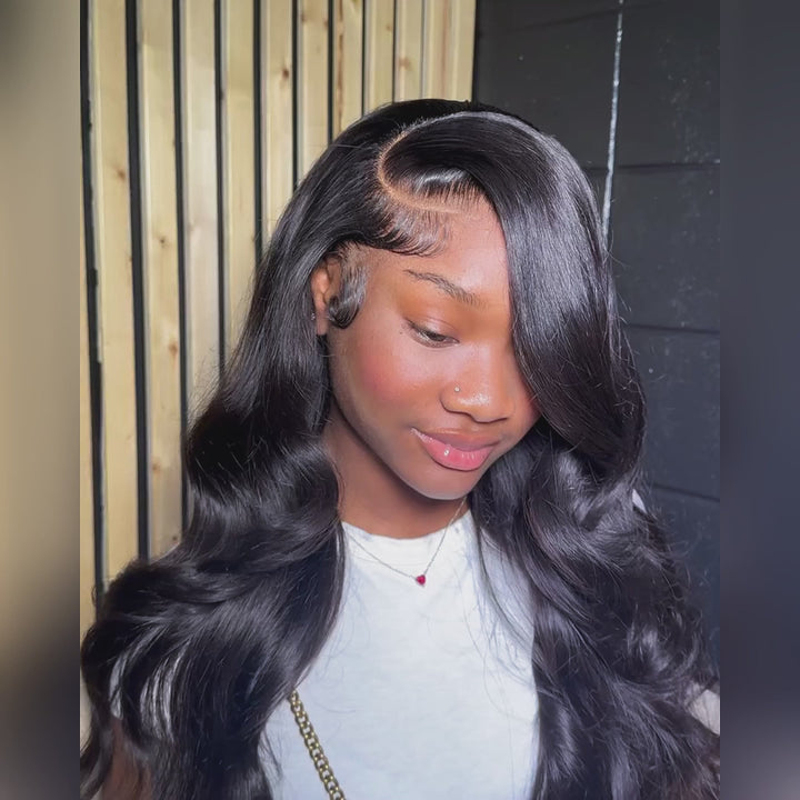 Ishow Body Wave Wig HD Transparent Lace Wig 13x4 Lace Frontal Wigs 200% Density Human Hair Wigs