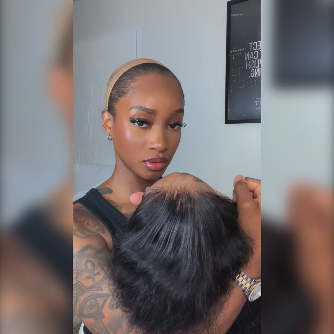 Ishow PPB™ Invisible Knot Ready To Wear Body Wave/Deep Wave/Loose Deep Wave/Straight/Water Wave Wig Lace Frontal Wigs Pre Cut Wigs
