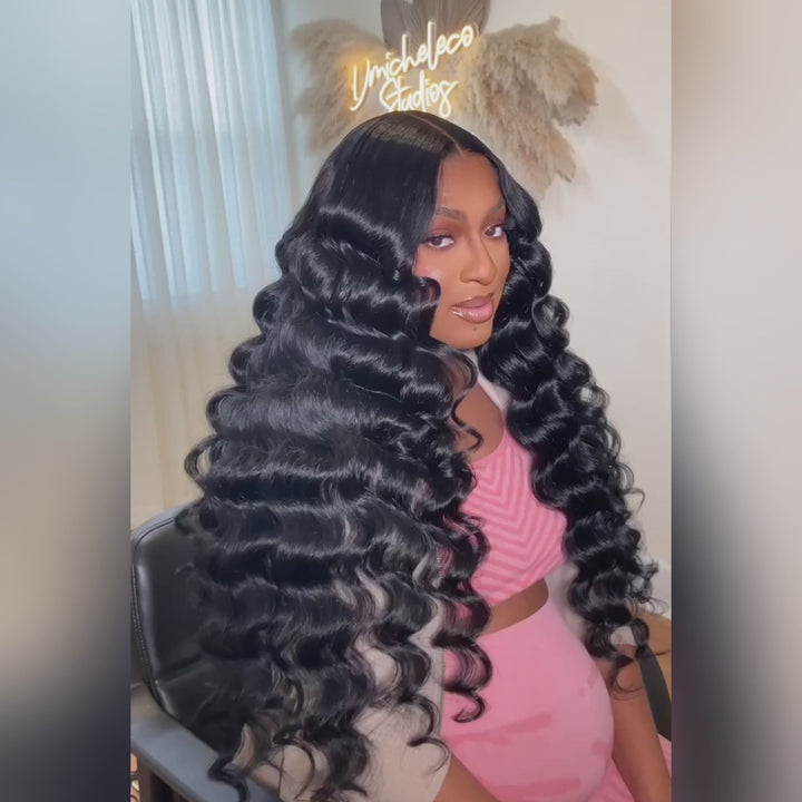 【Flash Sale】30 Inch=$190 Pre-Plucked Bleached Knots Pre-Cut Lace 13x4 Lace Frontal Glueless Wig