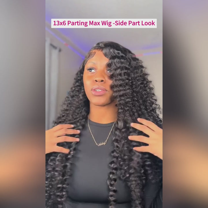 Ishow 13x6 Lace Front Wigs Glueless Human Hair Wigs 40 Inch Deep Wave Wig For Black Women 180% Density