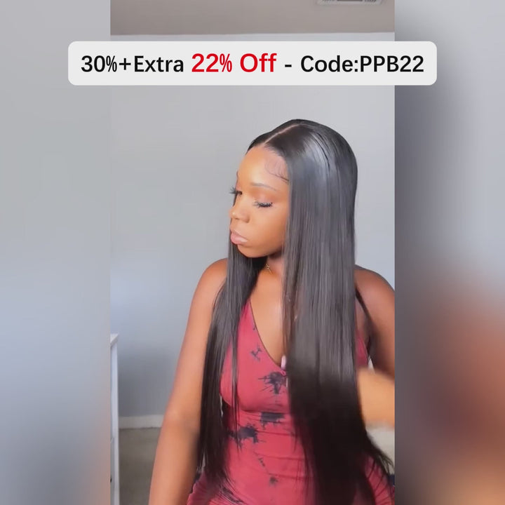 Ishow PPB™ Invisible Knots HD Lace Body Wave and Straight Ready To Wear Wigs Beginner Friendly Pre Cut Wigs