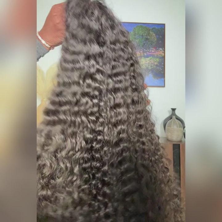 Kinky Curly Lace Front Wigs 13x4 Lace Frontal Wig Curly Hair HD Transparent Human Hair Wigs