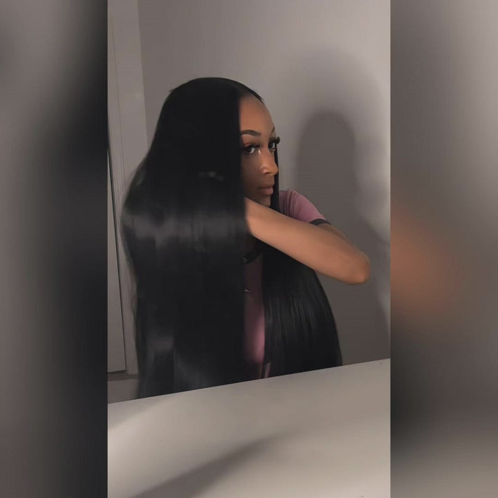 Ishow Hair Brazilian Straight Hair Weave 4 Bundles Remy Human Hair Extensions