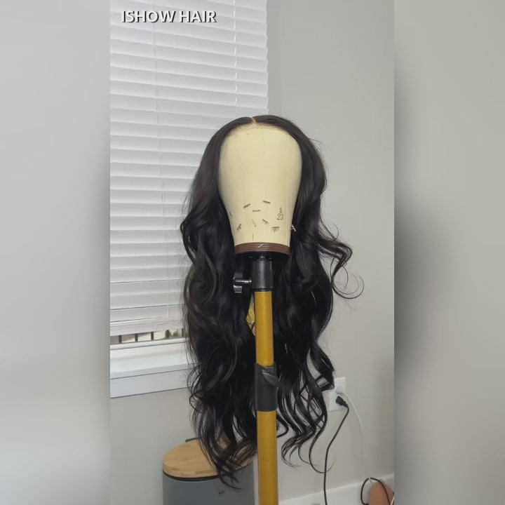 Ishow PPB™ Invisible Knots HD Lace Body Wave and Straight Ready To Wear Wigs Beginner Friendly Pre Cut Wigs