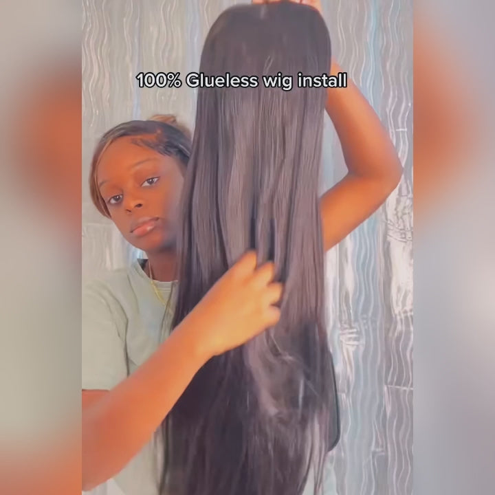 Ishow Glueless Lace Front Wigs Straight Human Hair Wigs 13x4 HD Lace Wigs Pre-Plucked