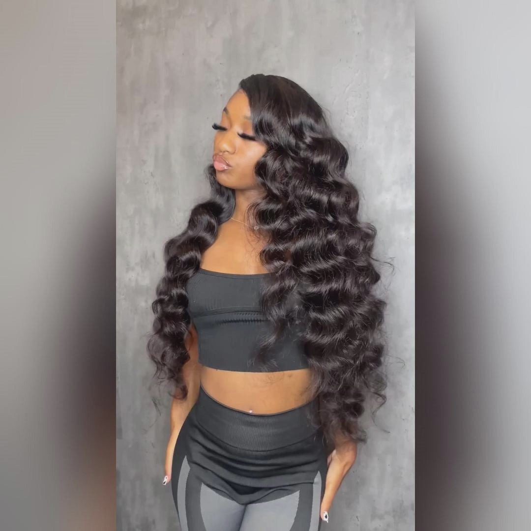 Ishow Hair Brazilian Hair Loose Deep Wave Hair Bundles 4 Bundles Human Hair Weave
