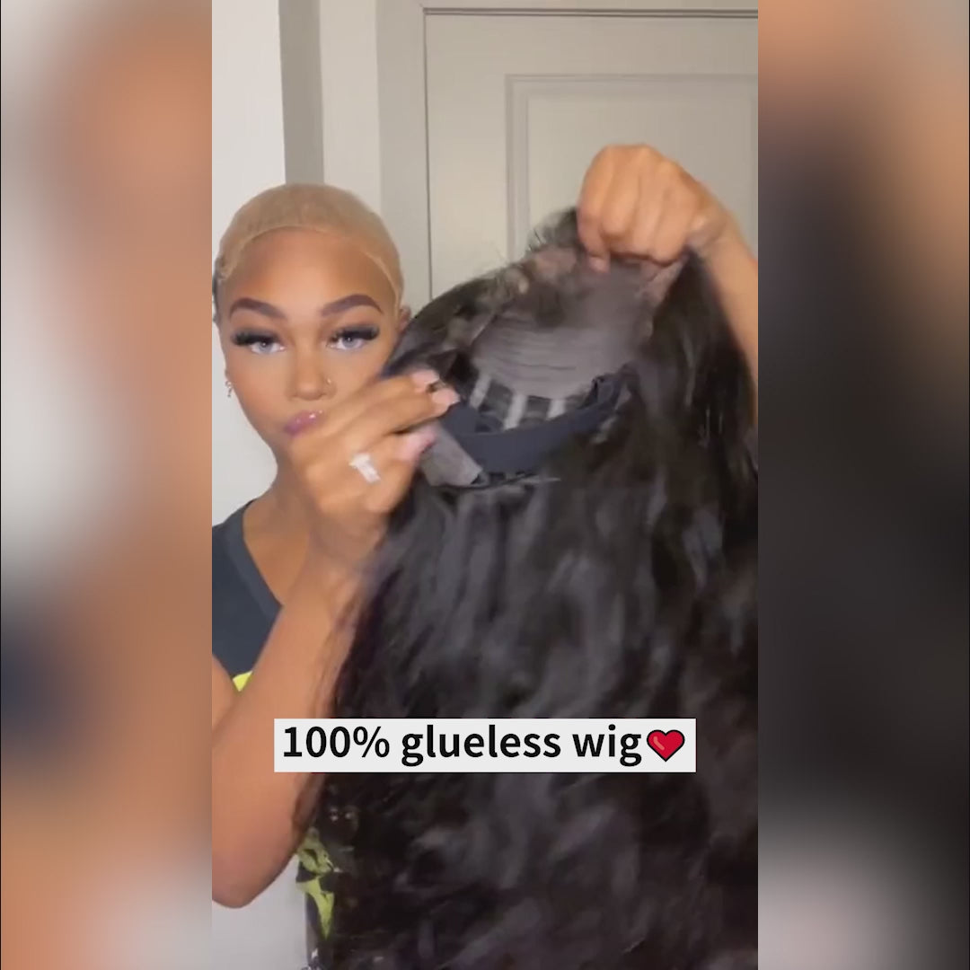 Ishow PPB™ Invisible Knots Ready To Wear Glueless Wigs Pre Cut Wigs Body Wave Wigs Pre-Plucked 13x4 Lace Frontal Wig