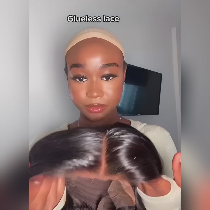 Ishow Pre Cut Glueless Ready To Wear Wigs Body Wave Wigs 4x4 Lace Closure Wigs 30 32 Inch Human Hair Wigs