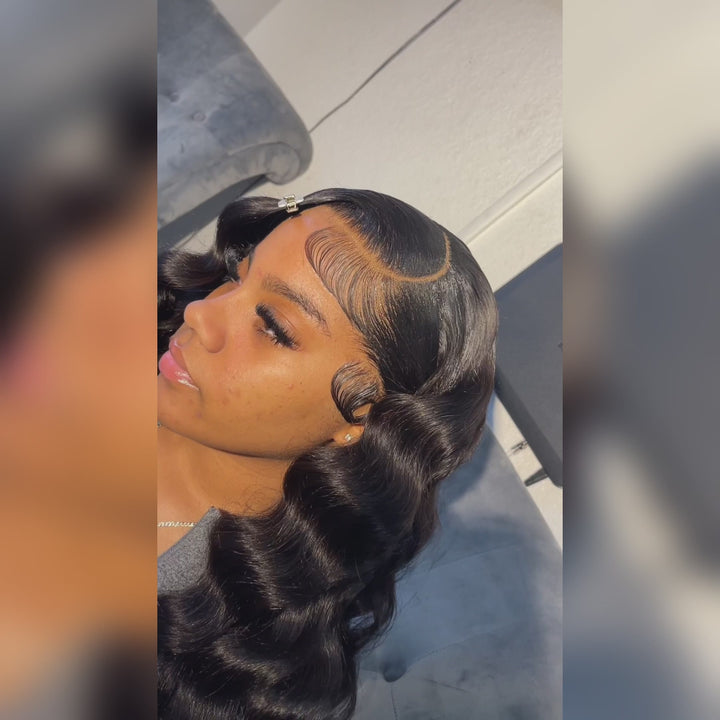 Loose Deep Closure Lace Wigs 4x4 Lace Closure Wigs Pre Plucked Brazilian Human Hair Wigs