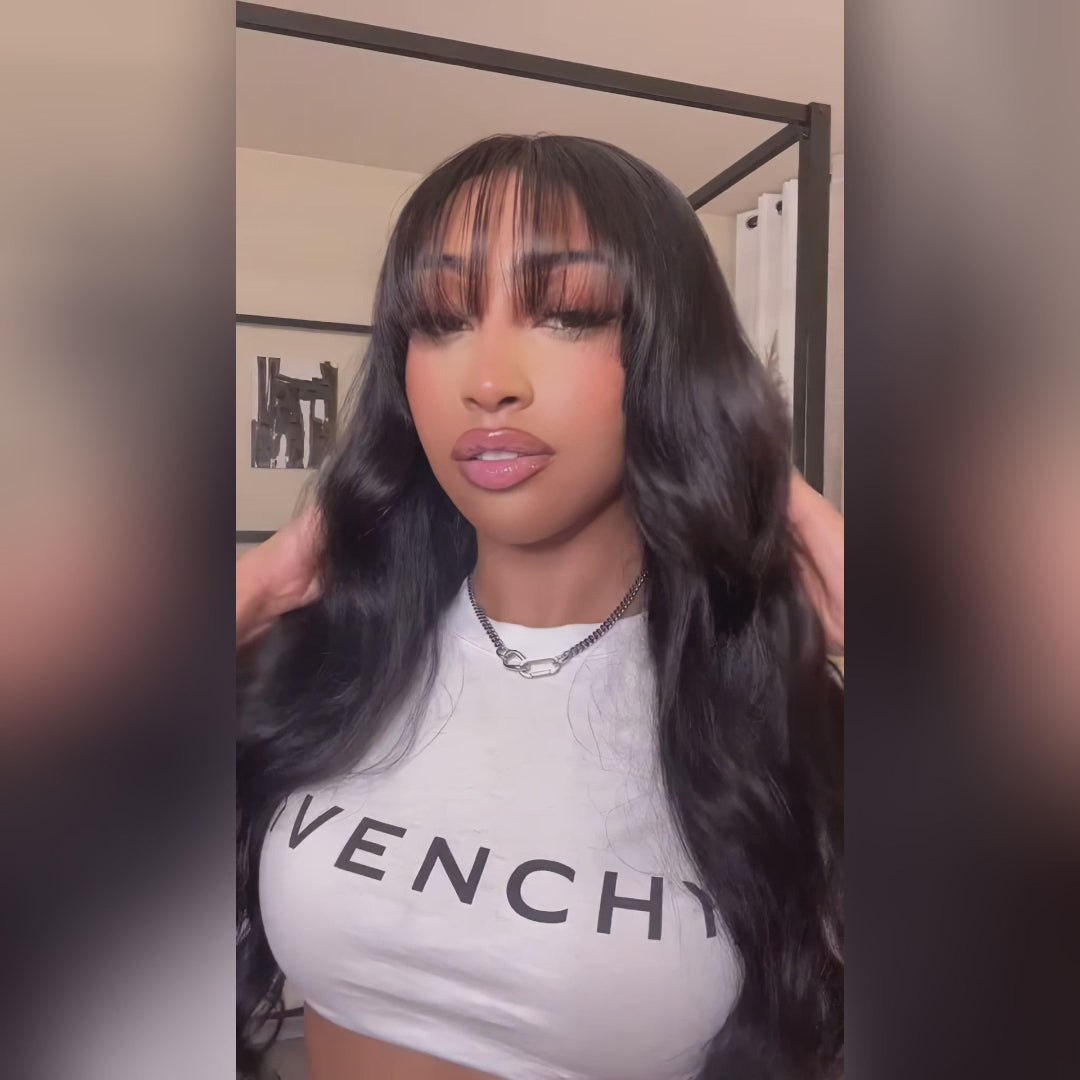 Brazilian Body Wave Without Lace Wig Unprocessed Human Hair Wigs