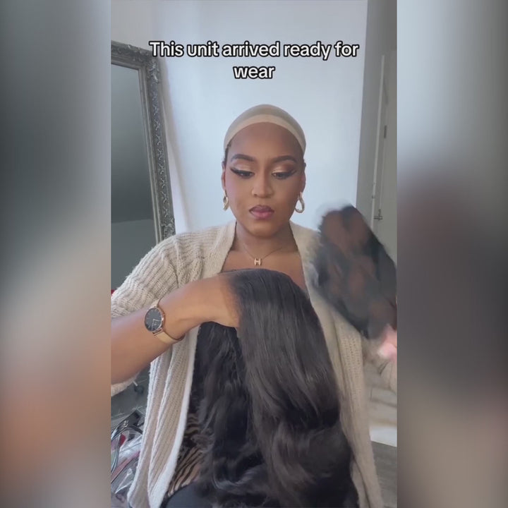 Ishow PPB™ Invisible Knots Glueless Body Wave Wigs 13x6 HD Lace Frontal Wig Pre Cut Wigs