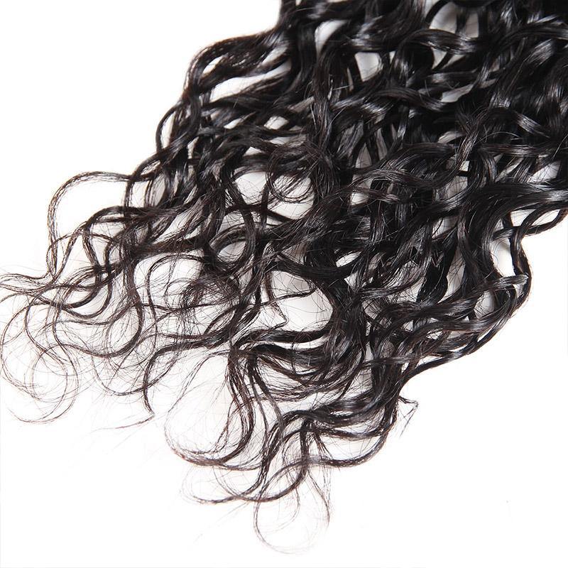 Brazilian Ishow Hair Bundles Water Wave Hair Weave 3 Bundles With 2x4 Lace Closure - IshowVirginHair