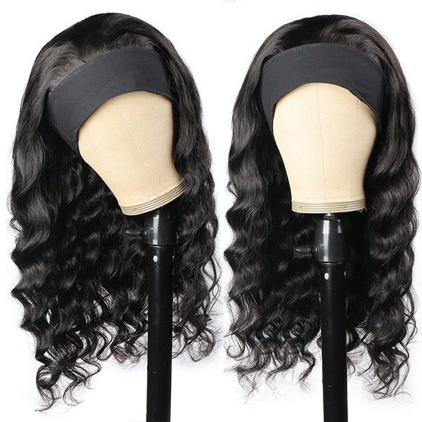 Ishow Beauty Headband Glueless Wigs Loose Wave Unprocessed No Lace  Human Hair Wig - IshowHair