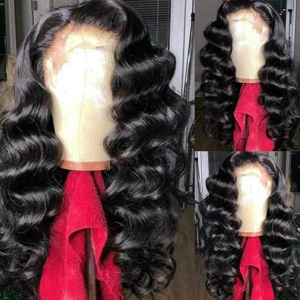13x4 Loose Deep Wave HD Transparent Lace Front Closure Wig Ishow Beauty Malaysian Virgin Remy Human Hair Wigs - IshowHair