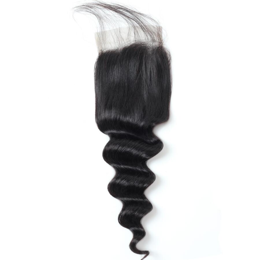 Ishow Loose Deep Wave Hair 4*4 Lace Closure With Baby Hair - IshowHair
