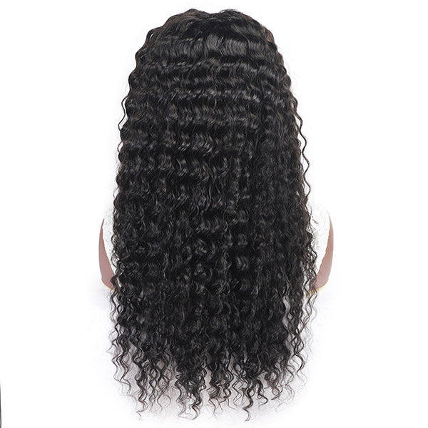 Ishow Beauty Headband Glueless Wigs Deep Wave Virgin Remy Human Hair No Lace Wig - IshowHair