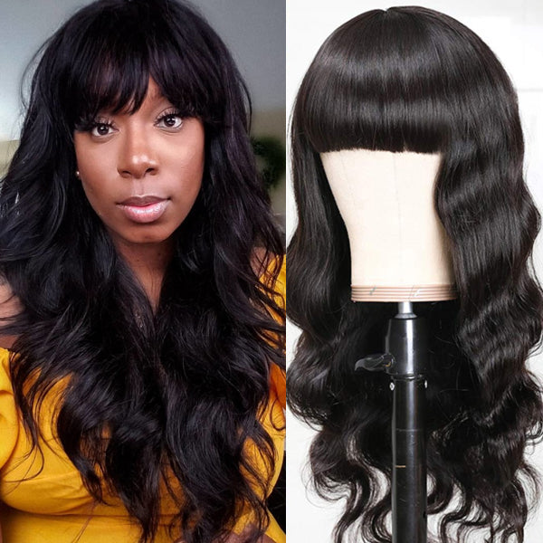 Ishow Beauty Brazilian Body Wave Without Lace Wig, Unprocessed Human Hair Wigs - IshowHair