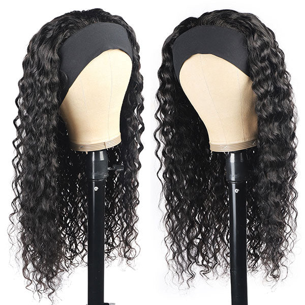 Ishow Beauty Water Wave Headband  Glueless Wigs No Lace Human Hair Wig - IshowHair