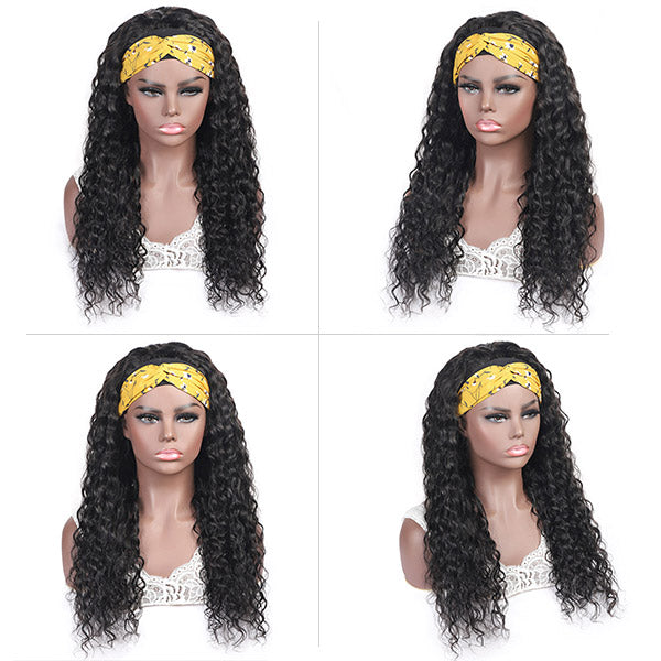Ishow Beauty Water Wave Headband  Glueless Wigs No Lace Human Hair Wig - IshowHair