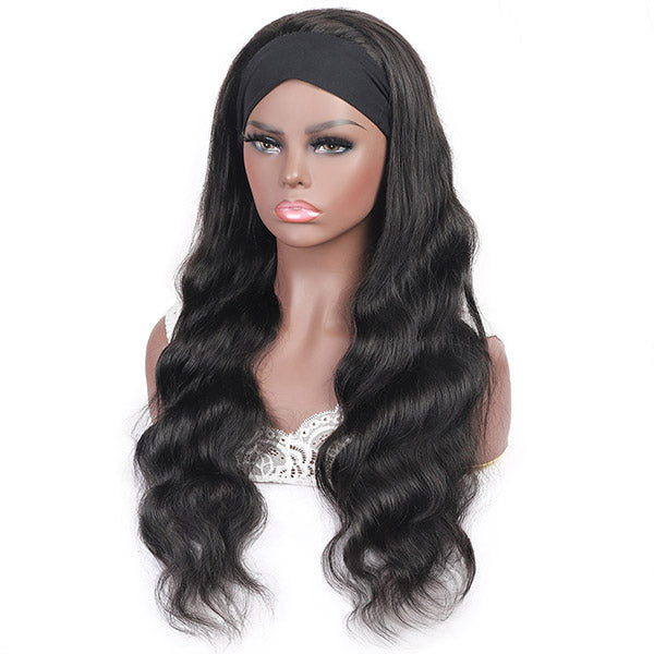 Ishow Beauty Body Wave Headband No Lace Wig Glueless Virgin Remy Human Hair Wigs - IshowHair