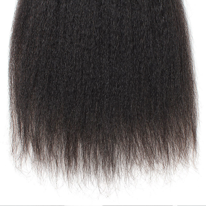 Ishow Hair Virgin Brazilian Hair Yaki Straight Human Hair Weave 3 Bundles