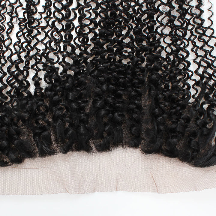 Ishow Hair Curly Virgin Remy Human Hair 13x4 Ear to Ear Lace Frontal With Baby Hair - IshowVirginHair
