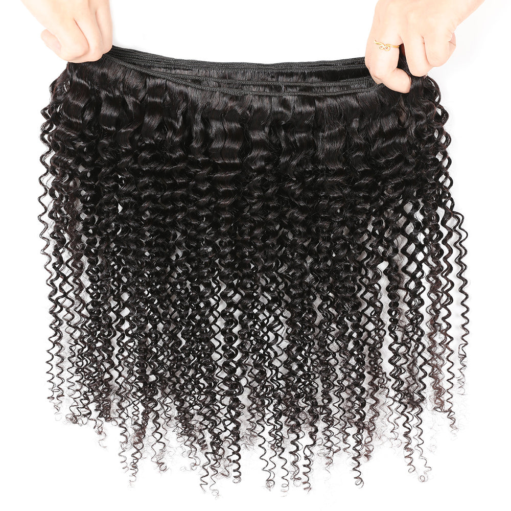 Ishow Hair Bundles Curly Weave Human Hair Bundles Extensions Natural Color - IshowVirginHair