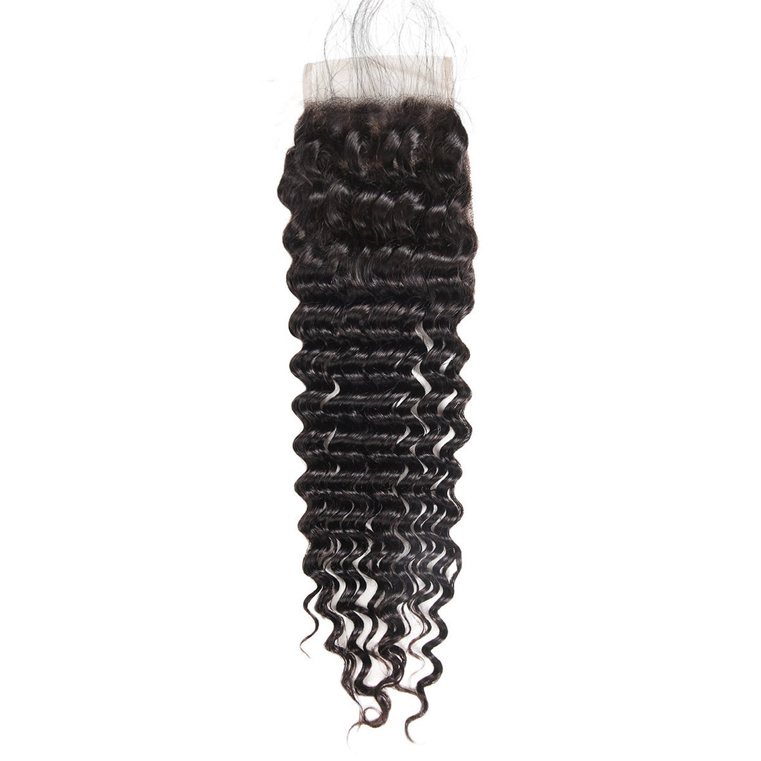 Deep Wave Hair 4*4 Lace Closure With Baby Hair Ishow Hair - IshowHair