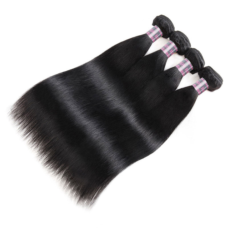 Ishow Human Hair Brazilian Straight Hair 4 Bundles Deal 100% Virgin Remy Human Hair Extensions - IshowVirginHair