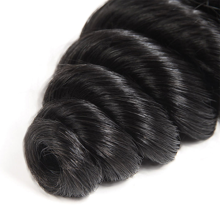 Virgin Brazilian Loose Wave Hair 4 Bundles Deal Ishow Human Hair Extensions