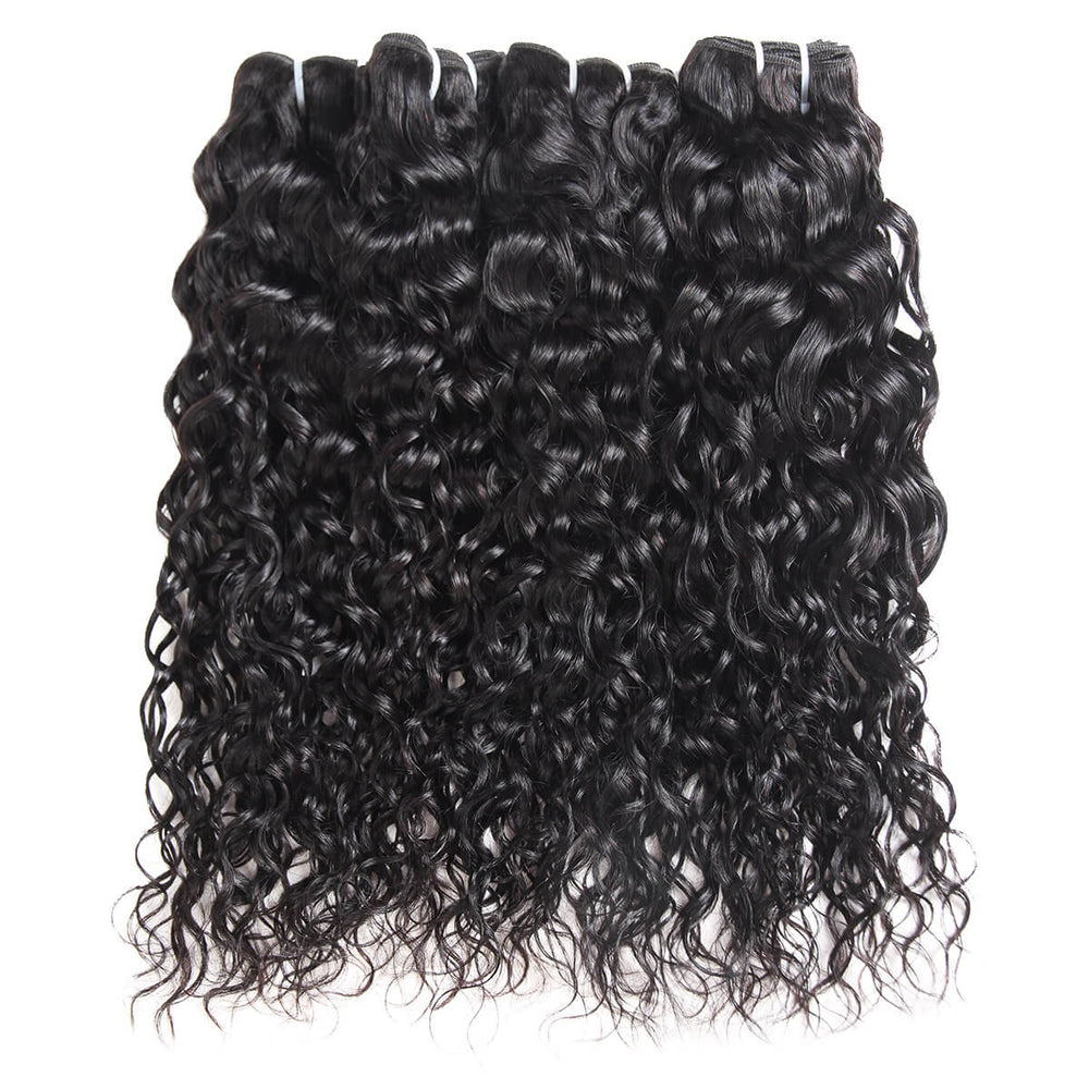 Malaysian Water Wave Ishow Hair Weave 4 Bundles Natural Color 100% Remy Human Hair Extensions 8''-28'' Free Shipping - IshowVirginHair