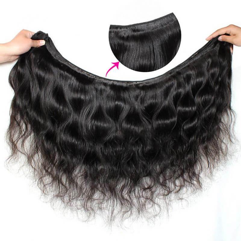 Malaysian Body Wave Hair Ishow Virgin Remy Human Hair Extensions 4 Bundles Natural Color - IshowVirginHair