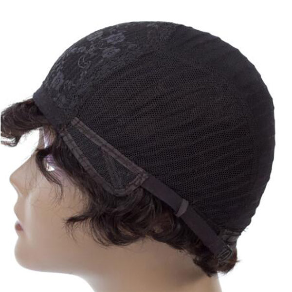Ishow Short Human Hair Wigs Finger Wave Machine Made Virgin Remy Hair Wig - IshowHair