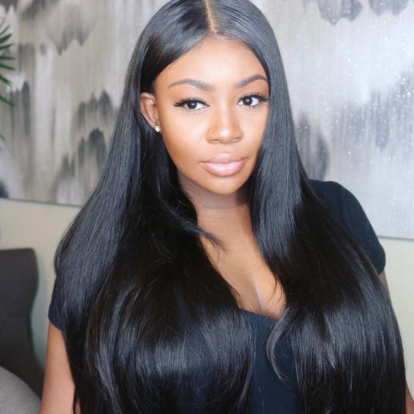 Ishow Hair 4x4 Lace Closure Wig Malaysian  Straight Weave Virgin Remy Human Hair Wigs - IshowHair