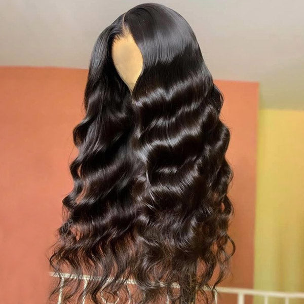 Ishow Hair Transparent T Lace Part Wig Loose Deep Wave Human Hair Wigs - IshowHair