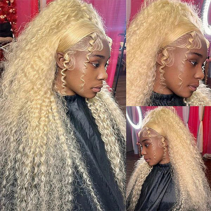 Ishow 613 Blonde Deep Wave Human Hair Bundles Brazilian Hair 3 Bundles