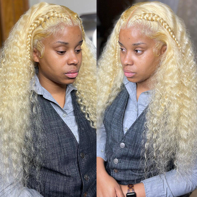Ishow 613 Blonde Deep Wave Human Hair Bundles Brazilian Hair 3 Bundles