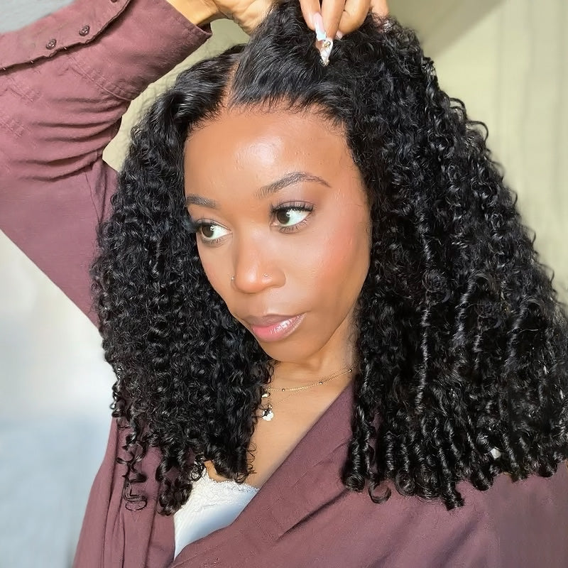 Springy, Defined Burmese Curls – Made from 100% Human Hair for Unmatched Softness, Shine, & Natural Movement.
