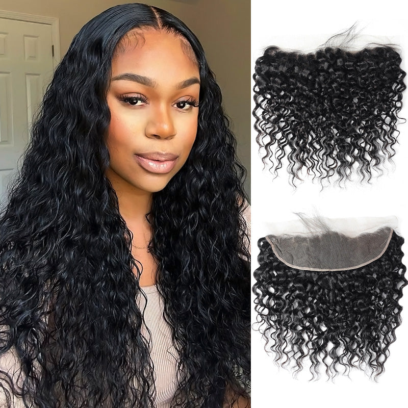 Ishow Water Wave Ear to Ear 13x4 Lace Frontal With Baby Hair - IshowVirginHair 