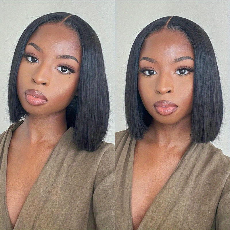 【Flash Sale】Pre Plucked 13x4 Lace Front Bob Wigs P4/27 Highlight Human Hair Wigs Straight/Body Wave Glueless Wigs