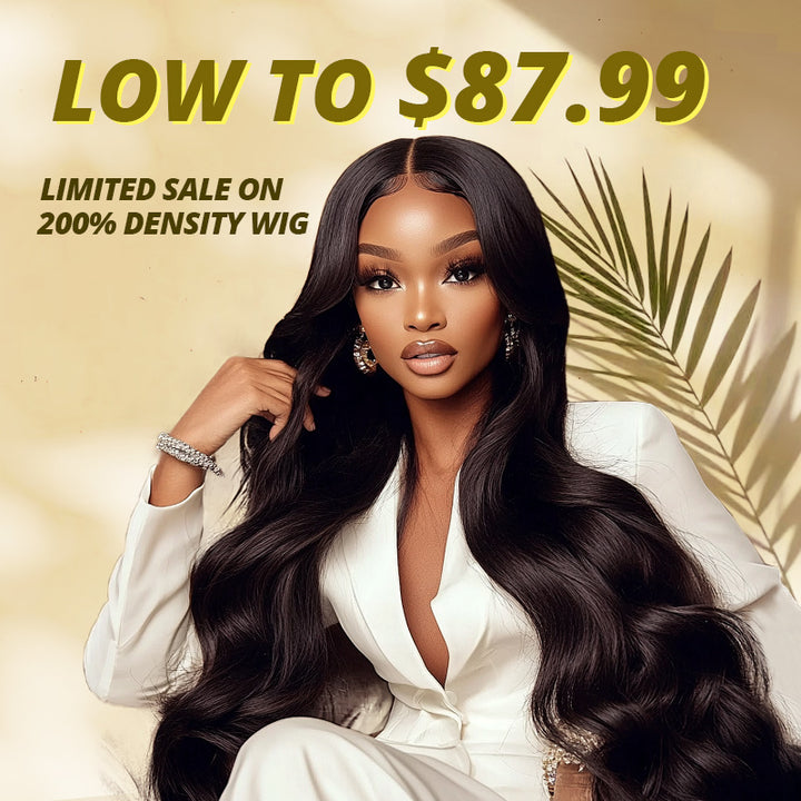 【Flash Sale】30 Inch=$190 Pre-Plucked Bleached Knots Pre-Cut Lace 13x4 Lace Frontal Glueless Wig