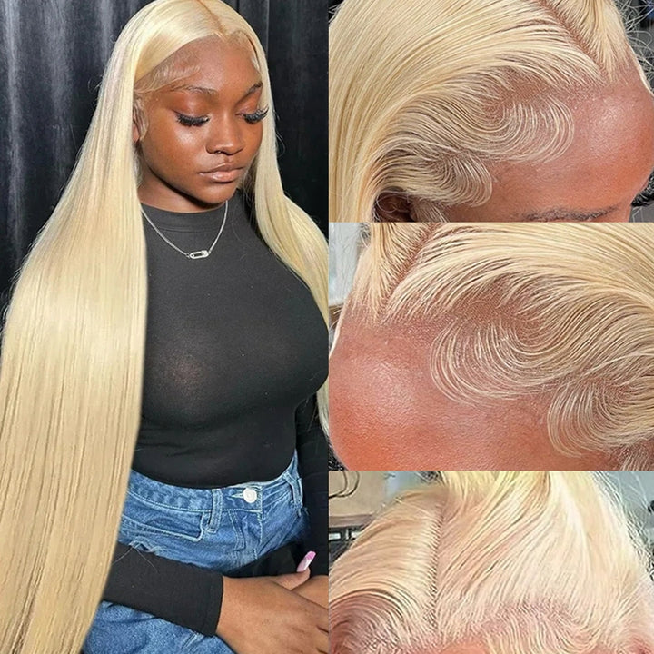 [20"=78]Ishow Flash Sale 613 Blonde Lace Wig Made with 100% human hair, this pre-plucked wig offers a natural, seamless blend. 