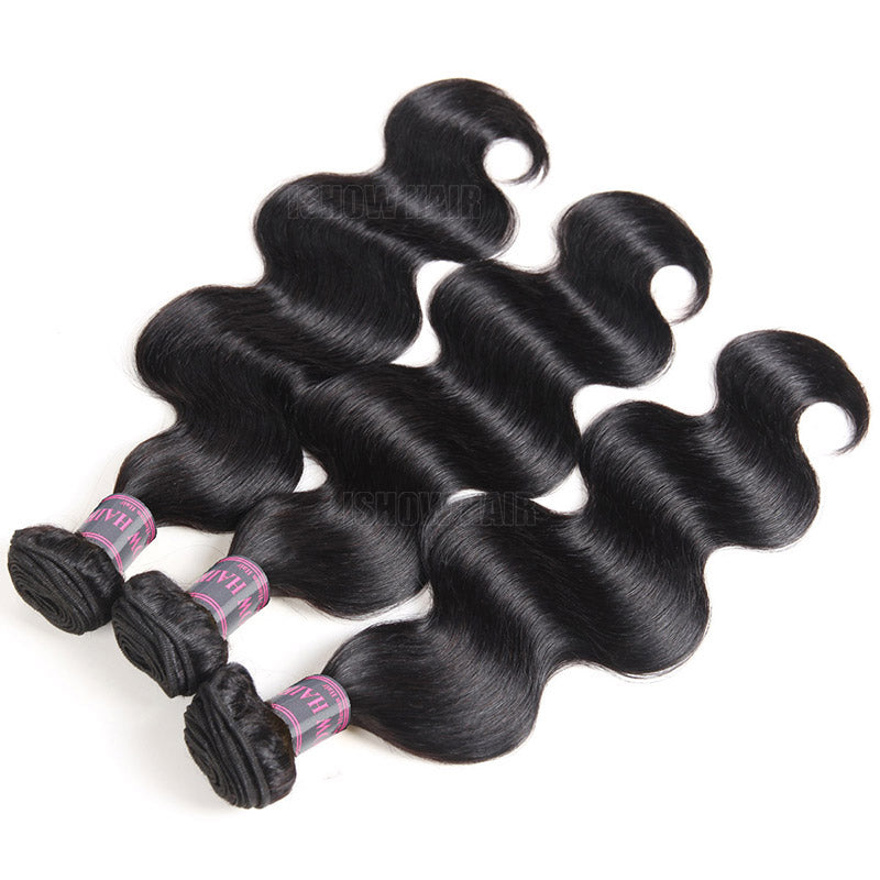 Soft, Wavy Brazilian Body Wave Hair Bundles, Showcasing Texture